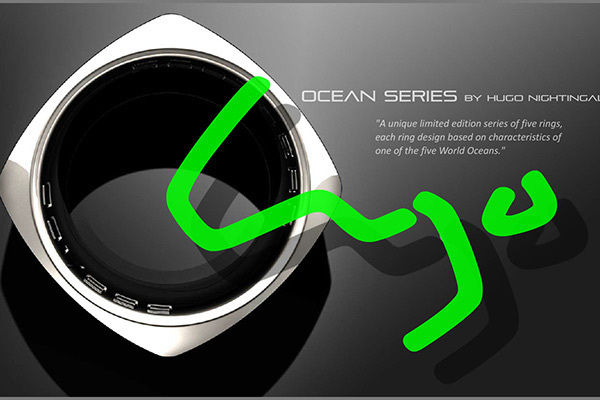 Screenshot of the Ocean Series website Home page